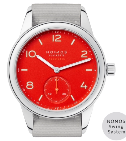 NOMOS Club Neomatik 37 Signal Red 743 Replica Watch NOMOS Club Neomatik 37 Signal Red 743 Replica Watch